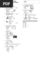 Ulangan Bahasa Inggris Kls1