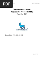 RFP - Novo Nordisk Latam - Nextgen CRM