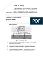 Medida de Resistividad Del Terreno