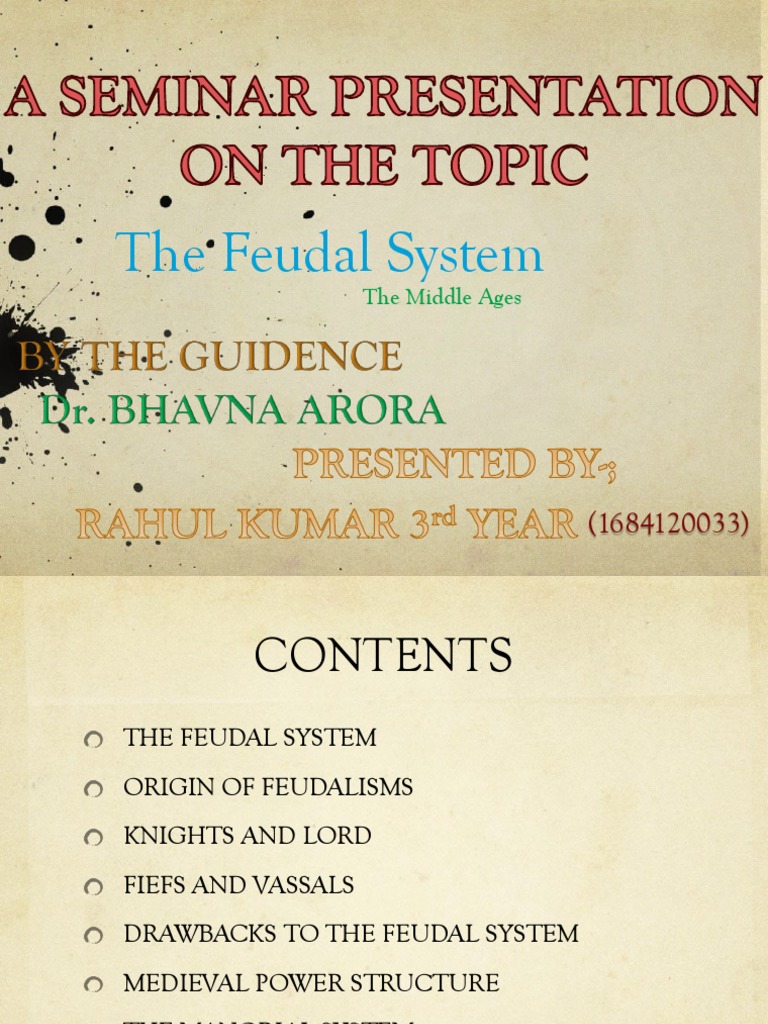 Understanding the Feudal System | PDF | Serfdom | Feudalism