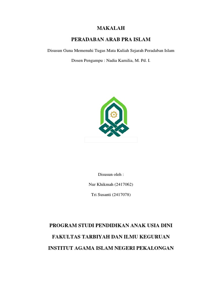 Sejarah Peradaban Islam Pdf