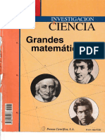 Temas 1. Investigación y Ciencia - GRANDES MATEMÁTICOS - (1995) Prensa Científica PDF