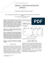 Informe Medida de Potencia y Correcion Del Factor de Potencia