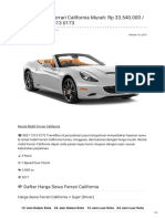 Rental & Sewa Ferrari California Harian Murah 0821 1313 0173 TravelBos - Id