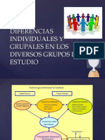 Diferencias Individuales y Grupales en Los Diversos Grupos de Estudio