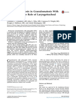 Subglottic Stenosis in Granulomatosis With Polyangiitis: The Role of Laryngotracheal Resection