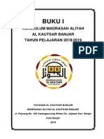 Cover Buku I Kurikulum MA Al Kautsar 
