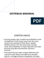 Distribusi Binomial dan Contoh Soalnya