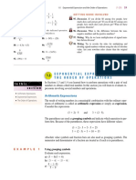 Exponential Expressions and The Order of Operations: Inthis