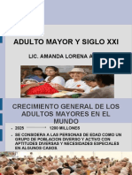 Adulto mayor y siglo XXI