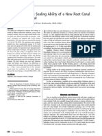 Tunga Et Al 2006 Epiphany Assessment of the Sealing Ability of a New Root Canal