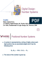Digital Design: Number Systems: Credits
