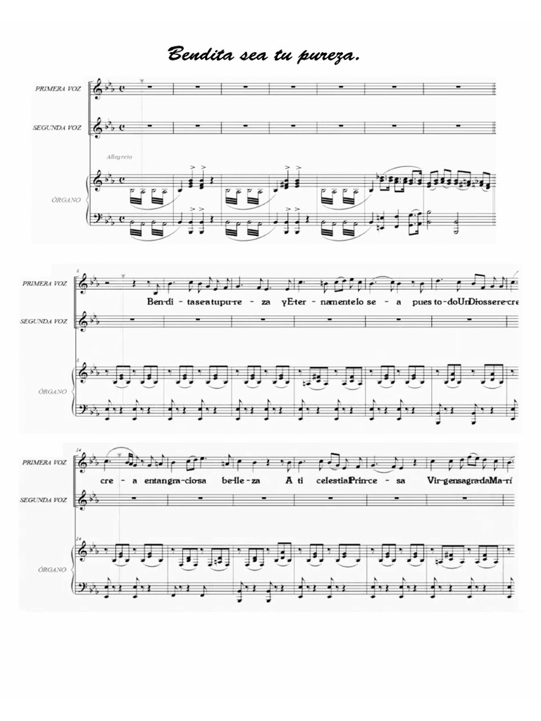 Bendita Sea Tu Pureza PDF