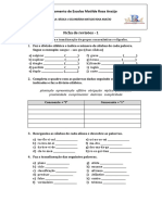 Ficha de Revisões 7º Ano