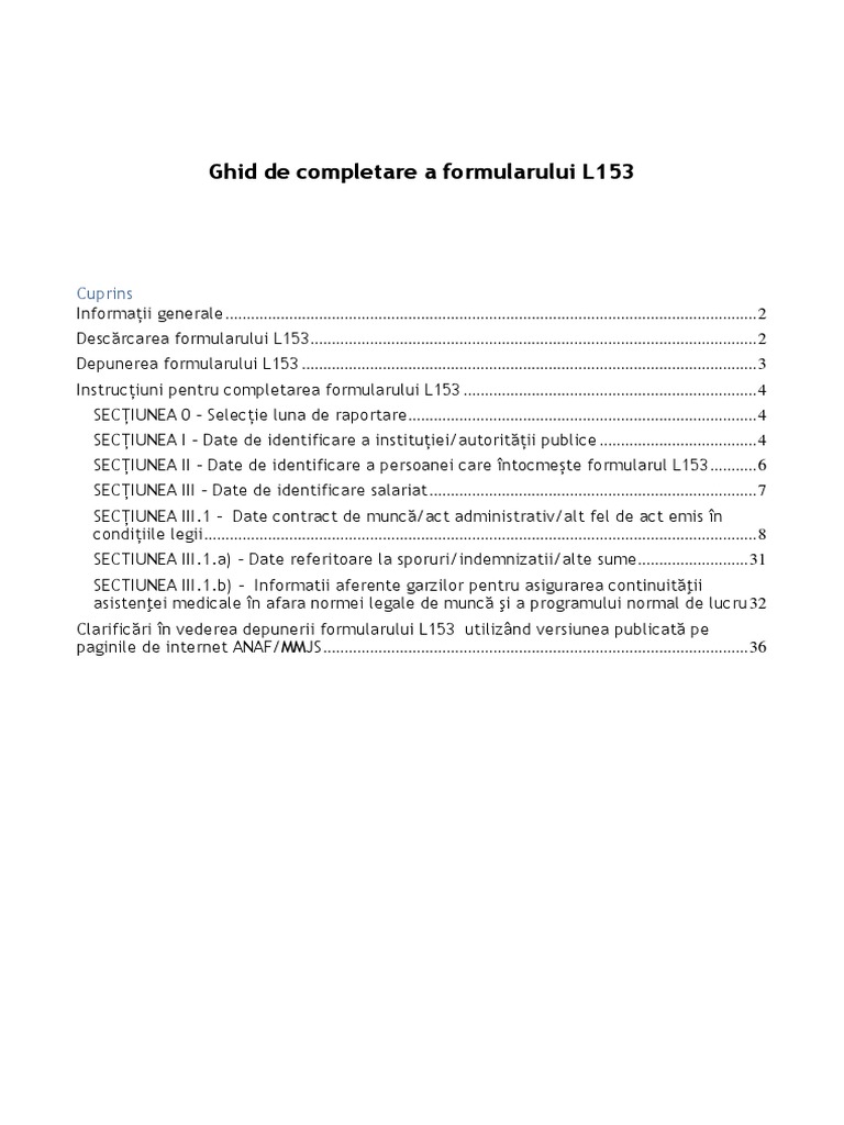 GHID Instructiuni L153 | PDF