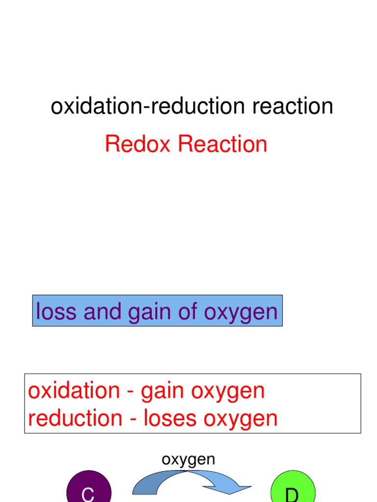 Oxidation and Reduction | PDF | Redox | Rust
