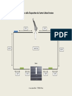 Plan de La Salle d'Exposition Du Centre Culturel Iranien