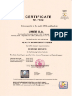 UMEB Certifications