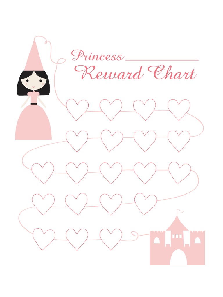 Princess Reward Chart | PDF