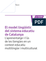 Model Linguistic Catalunya 1 PDF