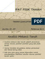 Sifat Fisik Tanah - Pertemuan 2