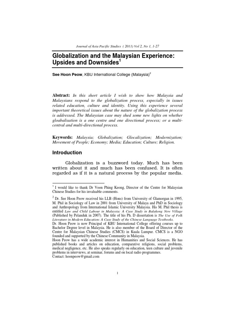 Globalization essay 150 words image