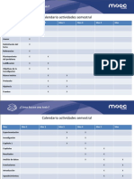 Calendario Semestral de Actividades PDF