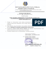 Pengumuman Hasil Seleksi Administrasi CPNS TANA TORAJA PDF