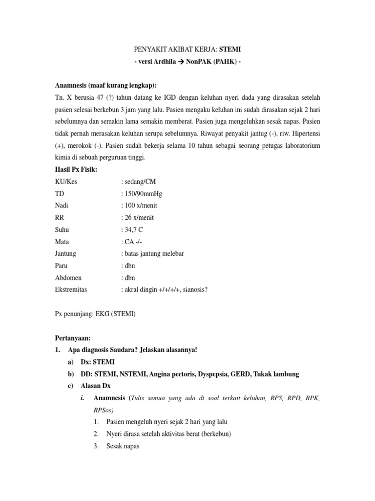 Pahk Stemi | PDF