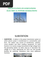 Presentation On Substations Electrical Power Generations