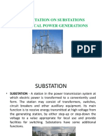 Presentation On Substations Electrical Power Generations