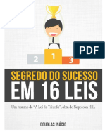 Segredo Do Sucesso em 16 Leis