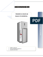 Manual frigiderul Heinner HF-H425NFXA+
