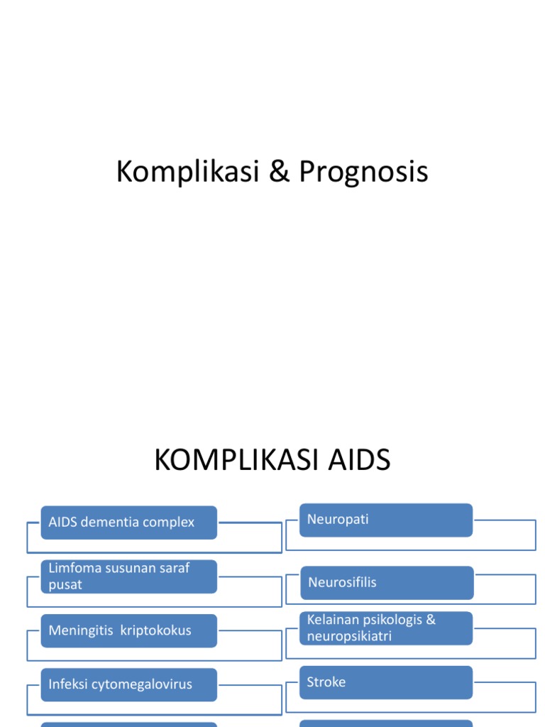 Komplikasi & Prognosis Hiv | PDF