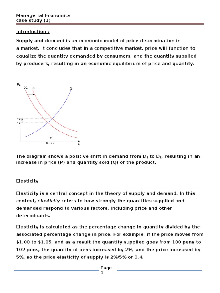 Supply and demand case study for high school image