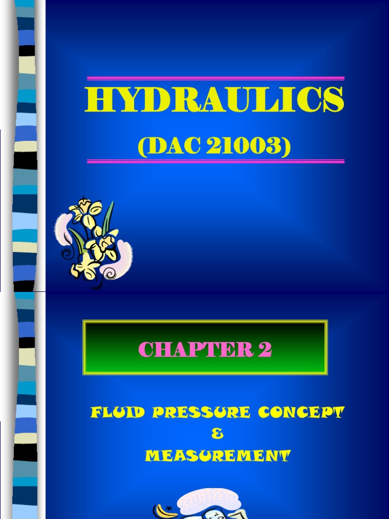 Chapter 2 - Fluid Pressure Concept & Measurement | PDF | Pressure ...