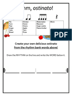 Create your own tasty ostinato rhythm recipe