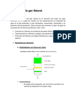 Deshidratación de gas natural con desecantes