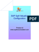 Split Valuation Configuration