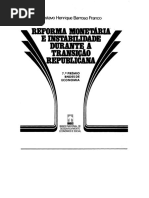 Reforma Monetária e Instabilidade Durante a Transição Republicana