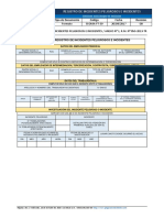 SSOMA-FT-39 Registro de Incidentes Peligrosos e Incidentes