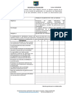 Encuesta de Satisfacción Depresion Infantil Fecha