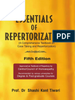 Tiwari Essentials of Repertorization Contents Reading Excerpt
