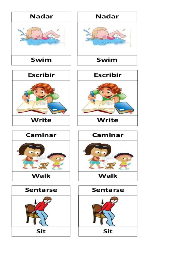 10 Acciones en Ingles | PDF