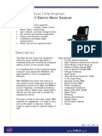 E P Produc CT Inf Forma Ation: M - Series s5kVE Electric C Motor R Analy Yzer