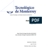 Assignment 4: Polymers: Instituto Tecnológico y de Estudios Superiores de Monterrey