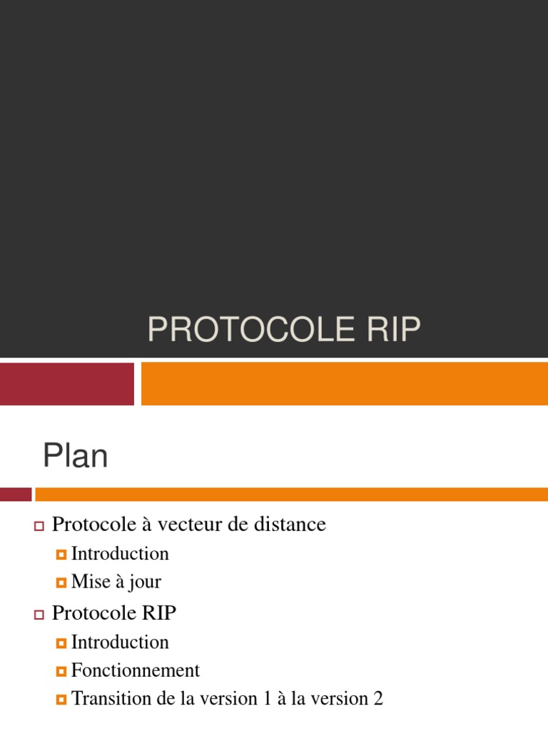 Protocole de Routage RIP expliqué | PDF | Routage | Routeur
