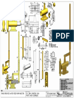 G.A., Bom, Isometric View Parts and Assemblies Hand Operated Water Feed Pump/Injector