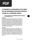 Las Artes Plasticas y La Discapacidad