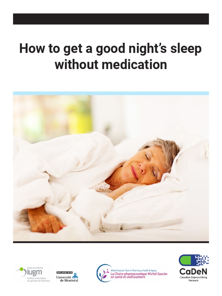 How To Get A Good Night's Sleep Without Medication PDF Relaxation